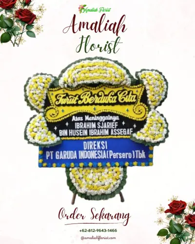 Papan Bunga Duka di Ciherang Pondok