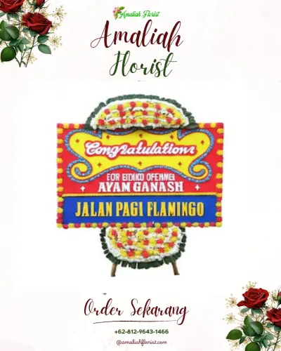 Bunga Papan Congratulation di Ciherang Pondok